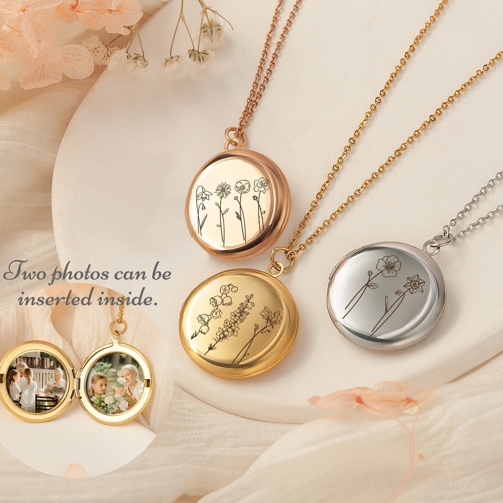 Locket clearance engraved inside