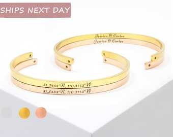Best Friend Graduation Gift - Personalized Matching Bracelets - Women Bracelet Sets Customizable - Sister Friendship Bracelet Set of 2