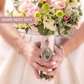 Wedding Bouquet Charm Custom Photos - Bridal Bouquet Photo Charm - Wedding Memory Bouquet Charm - Personalized Photo Gifts for Bridal