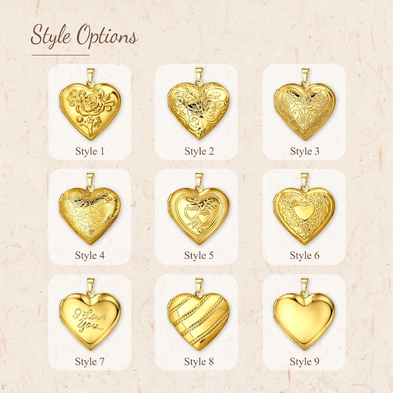 Heart Lockets Examples Personalized Gold Heart Locket Necklace - Custom Locket With Photo ...