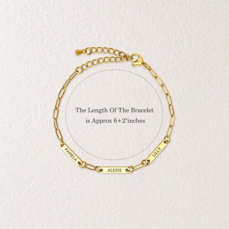 Best Friend Gifts for Her - Paperclip Chain Bracelet - Minimalist ...