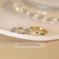 Personalized Gift For Mom - Birthstone Ring Gold - Dainty Birthstone Ring - Family Birthstone Mothers Ring - Rings for Women