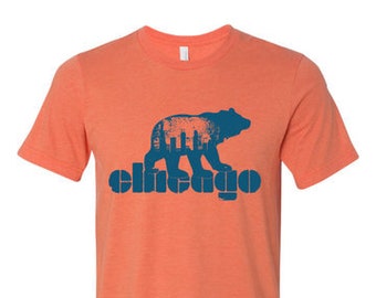 Chicago Bear Down/Bear Town T-shirt unisexe
