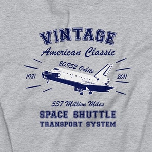 Vintage NASA Space Shuttle Design Sweatshirt