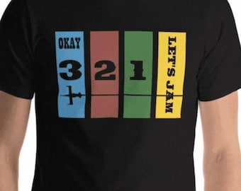 Anime tshirt Okay 3..2..1..Let's Jam