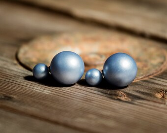 Double Dot Earrring / blue