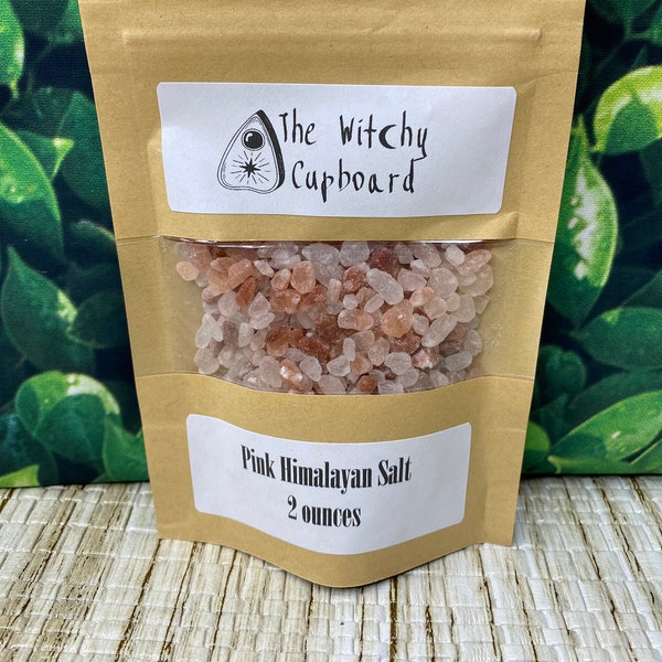 Coarse Ground Pink Himalayan Salt Loose Herb 2 Ounce Herb Pack