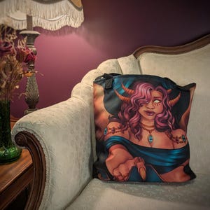 Fortune Teller Tote Bag - &quot;FATE&quot;  - Tarot Magic Academia - Dark Fantasy Art