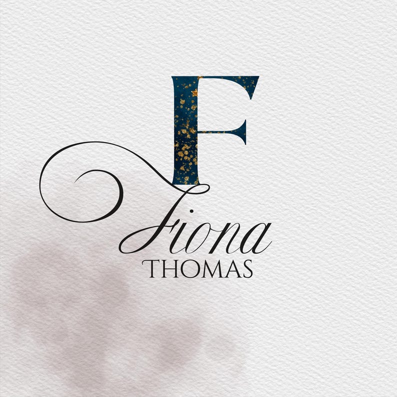 Feona Cursive Watercolor Gold Alphabet, Golden Letters, Watercolor Letters, Alphabet ...