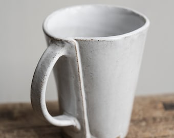 Aires Glossy White Tall Mug