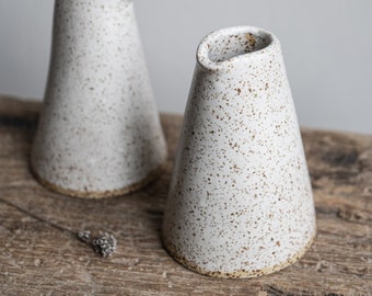 Speckled Oat Jug, handmade stoneware