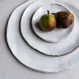 Aires Glossy White Plates