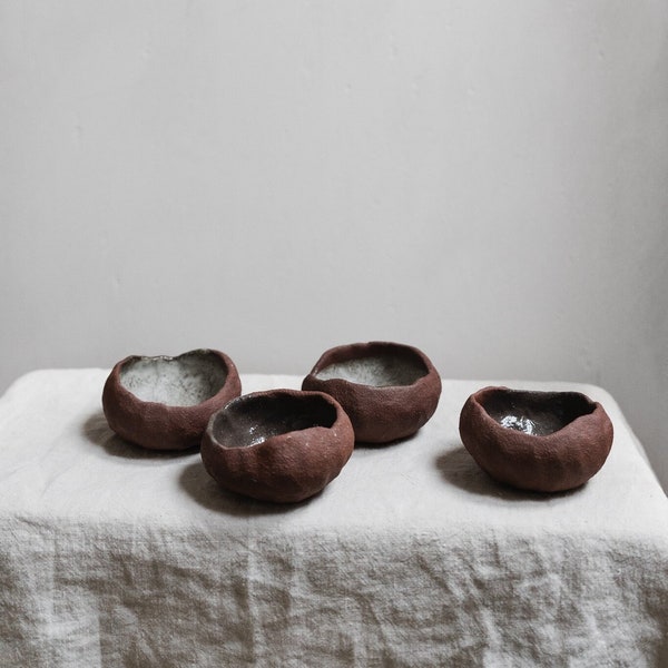 Nouri Terracotta Handmade Ceramic Pinch Bowl