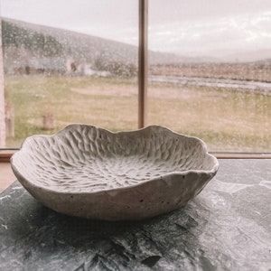 Hand crafted and carved ophelia bowl