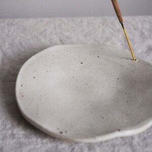 Palo Santo / Incense Holder handmade ceramic dish. image 5