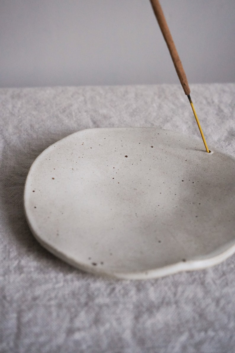 Palo Santo / Incense Holder handmade ceramic dish. image 5
