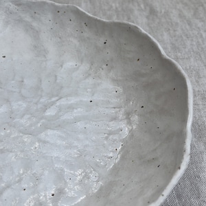 White Flecked Handmade Pasta Bowl image 4