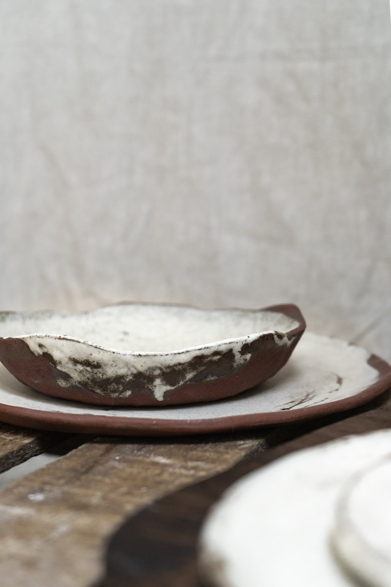 Nouri Terracotta Handmade Ceramic Bowl zdjęcie 2