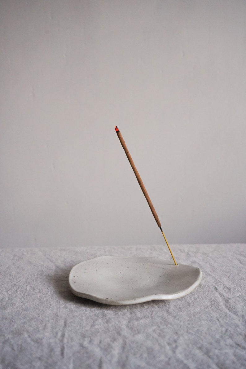Palo Santo / Incense Holder handmade ceramic dish. image 4
