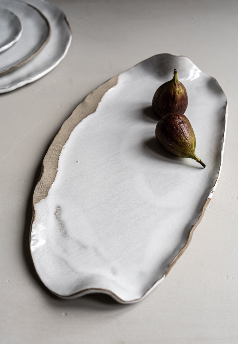 Aires Glossy White Serving Platter image 4