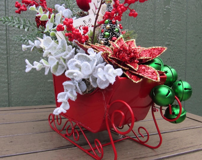 Featured listing image: Lighted Cardinal's Sleigh of Christmas Joy!