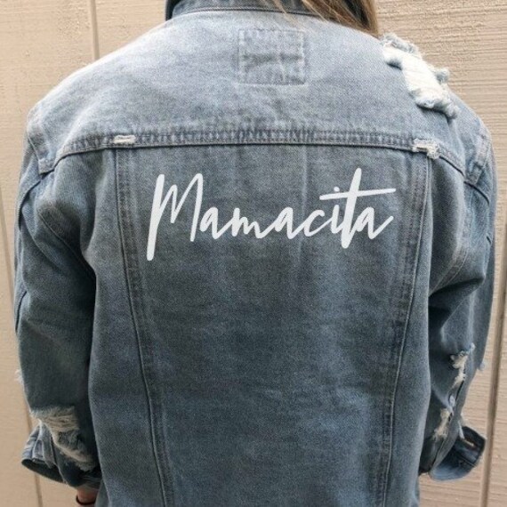mama denim jacket