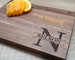 Personalized Cutting Board, Monogram Custom Engraved Free Shipping Charcuterie Wedding Engagement Gift Mothers Christmas Butter Black Friday
