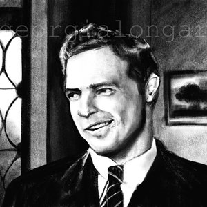 Marlon Brando Dibujo Digital