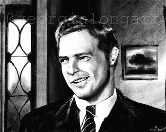 Marlon Brando Digital Drawing