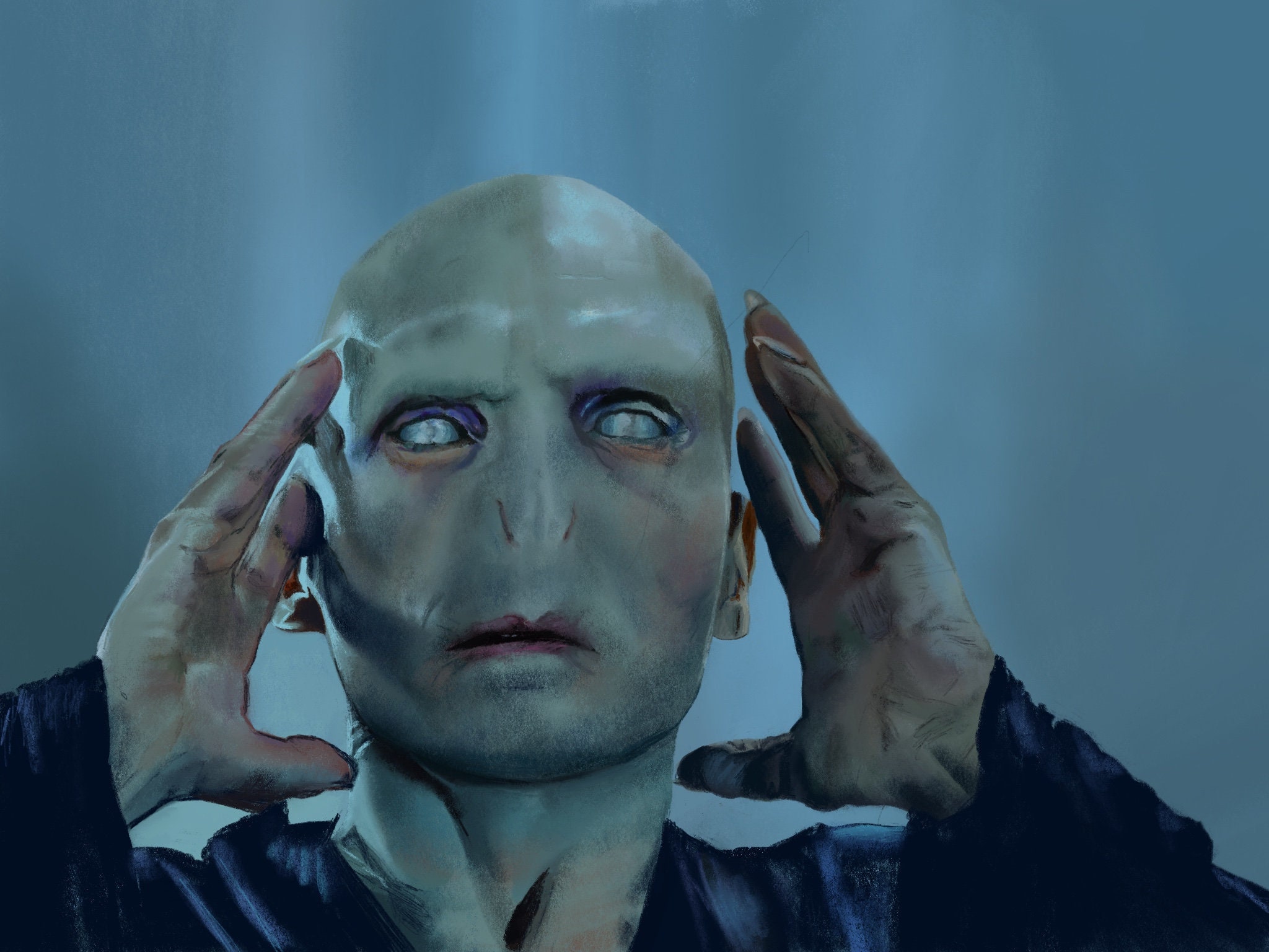 Harry Fan Digital Drawing of Lord Voldemort - Etsy