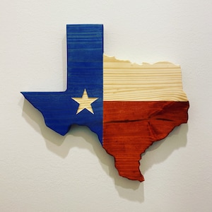Texas State Flag Wall Art | Texas Wall Decor | Texas Flag