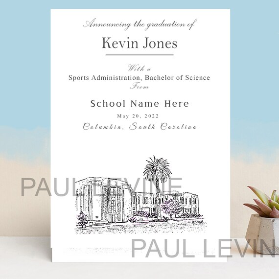 Loma Linda University College Graduation Announcement Etsy