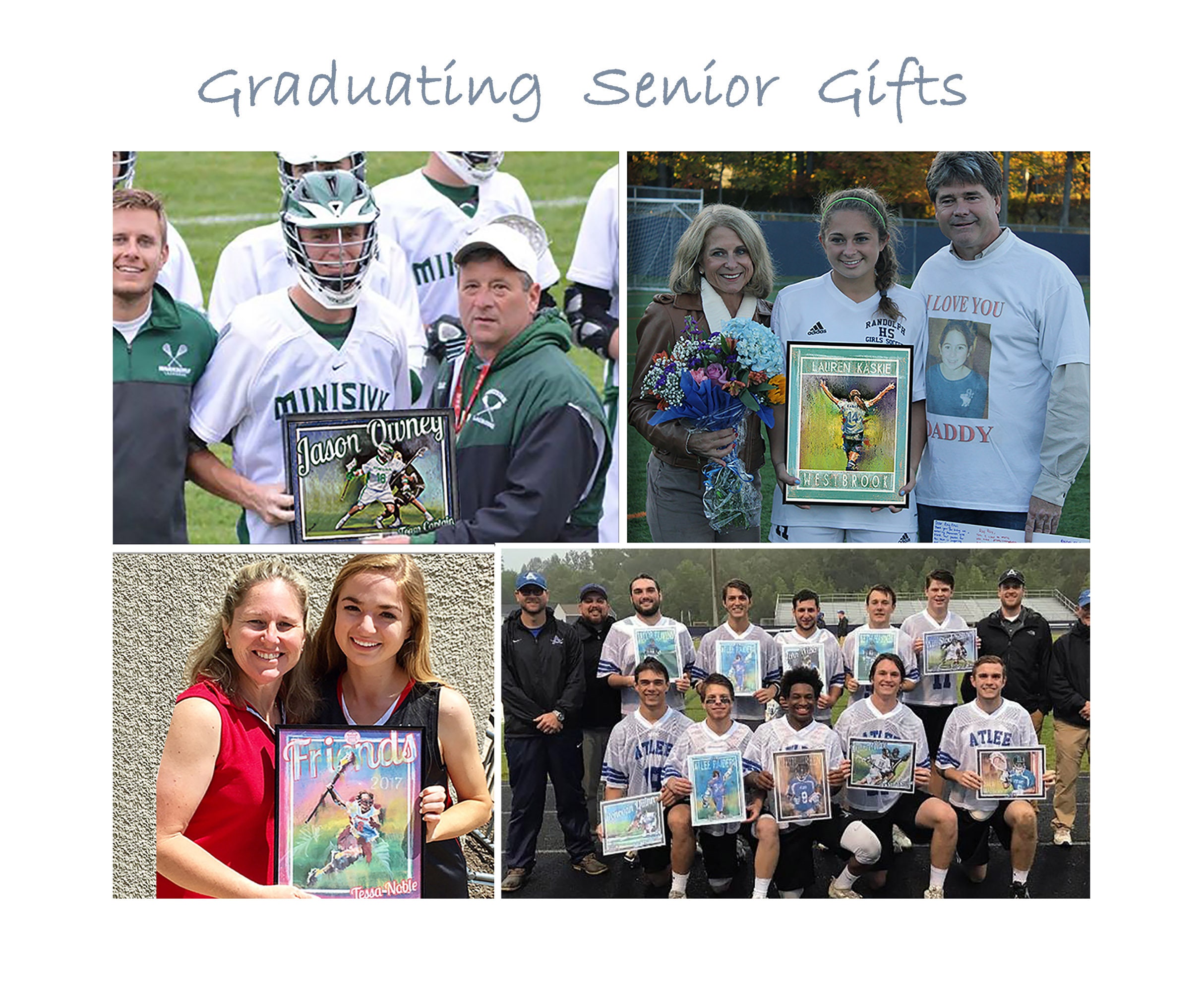 Lacrosse Artwork Lacrosse Gift Senior gift Banquet Gift Etsy