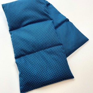 Grain pillow, heat pillow size XL "Blue"