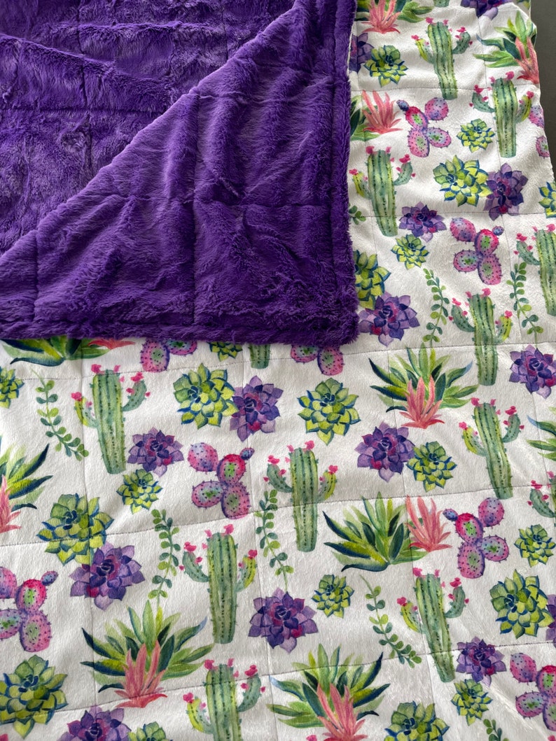 Weighted Blanket Adults Kids Teens Adult Minky Blanket Etsy