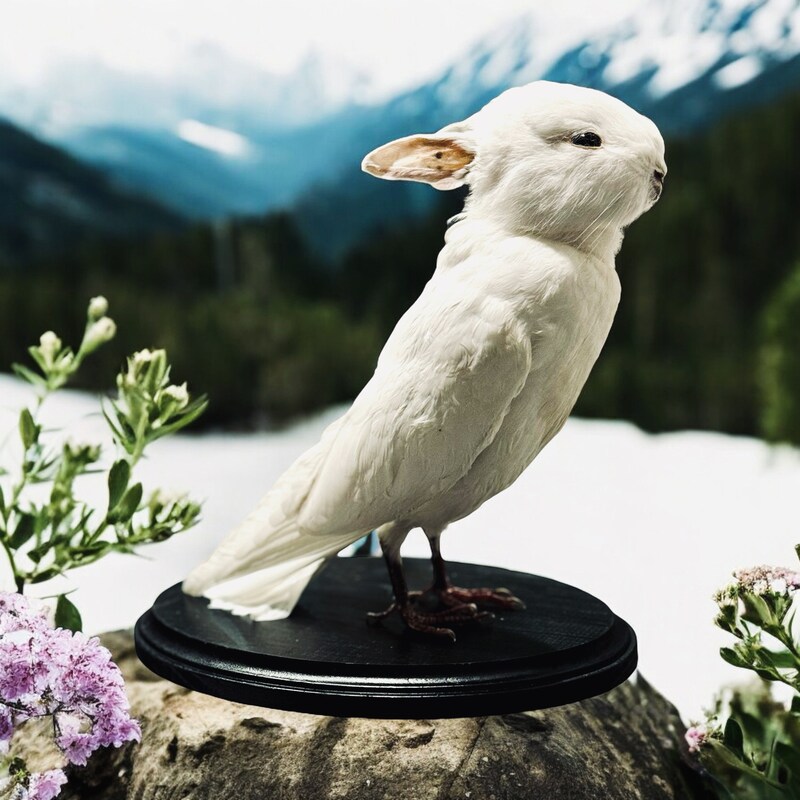 Mummified Rabbit Bird Taxidermy - Etsy