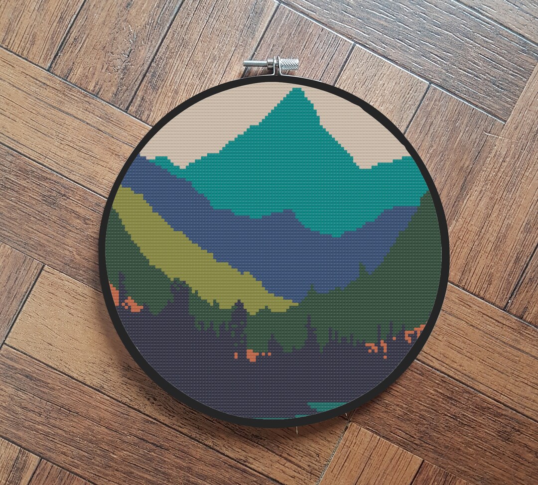 Print 3 Cross Stitch Patterns Etsy