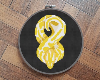 snake cross stitch pattern