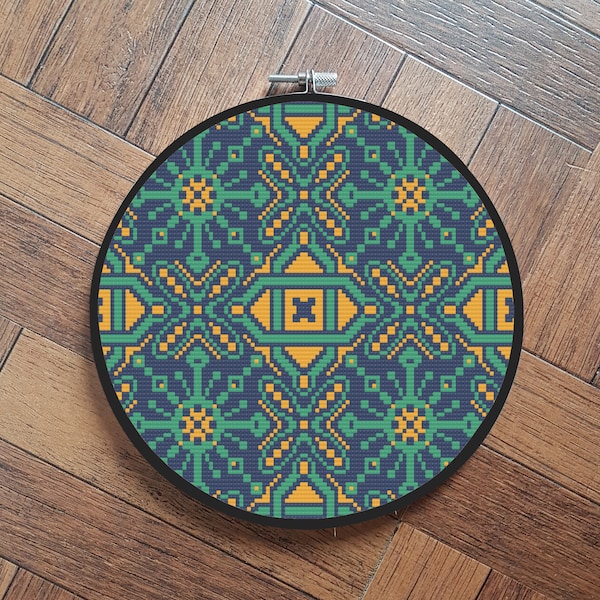 Mosaic Tile Cross Etsy