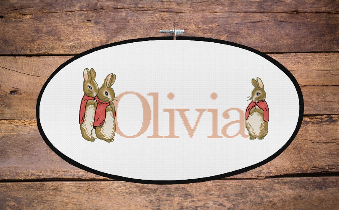 Flopsy Bunnies Flopsy, Mopsy and Cottontail Personalised Baby Name