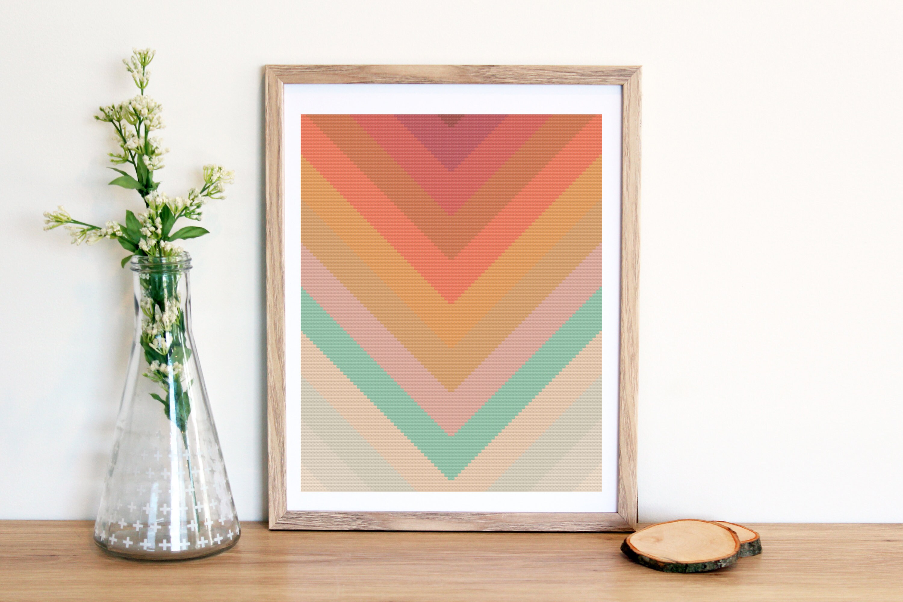 プリント8 - クロスステッチパターン - Etsy 日本