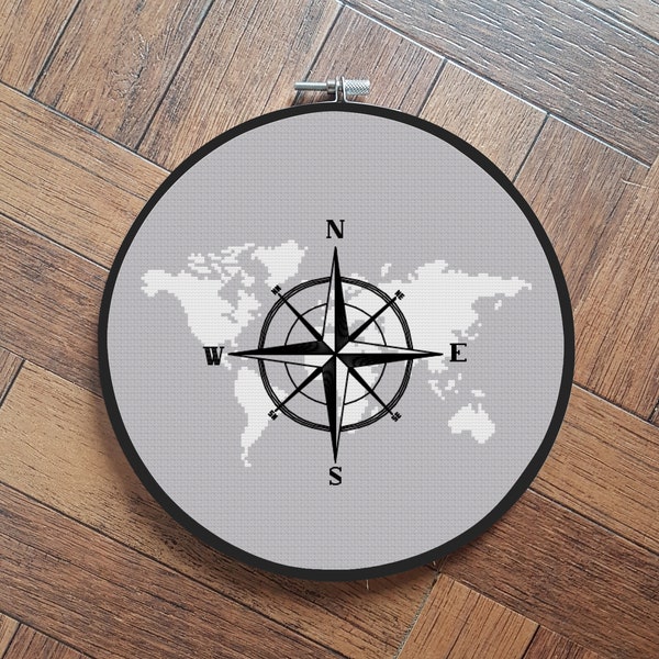Compass Atlas Etsy