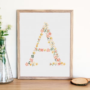 Flower cross stitch pattern