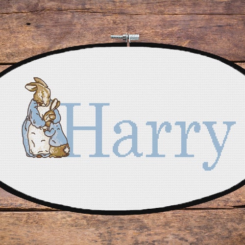Baby Name Cross Stitch Kit Nursery Cross Stitch Pattern Etsy