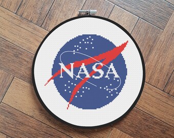 NASA Zeichen Kreuzstichmuster