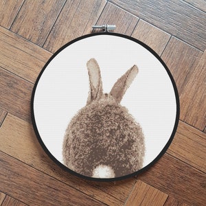 Bunny cross stitch pattern Counted cross stitch pattern