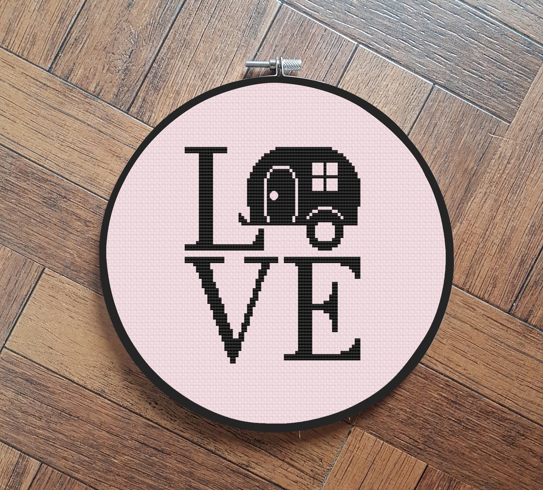 Crosstitch Rv Pattern Love Caravan Cross Stitch Pattern - Etsy