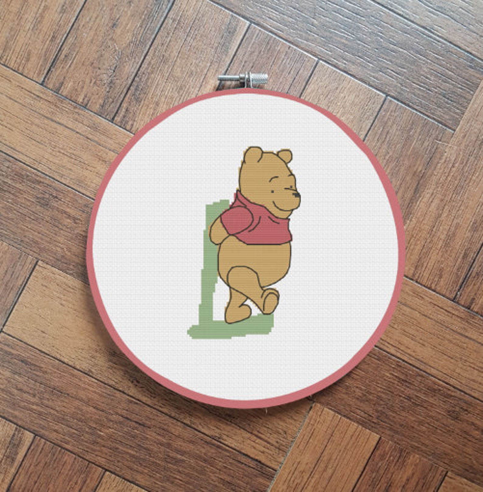 Winnie the pooh individual alphabet letters cross stitch | Etsy