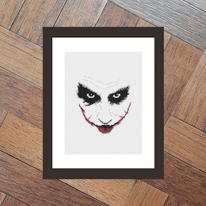 The joker - joker face - cross stitch pattern