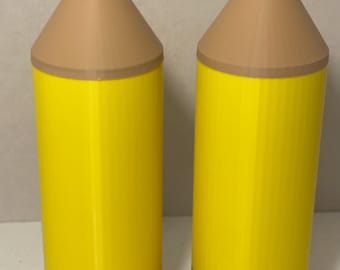 Portalápices con forma de lápiz, decoración para lápices afilados y sin punta